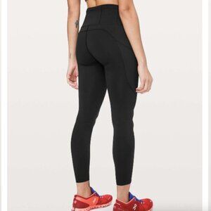 Lululemon Fast & Free 7/8 Tight II Non-Reflective Nulux 25"